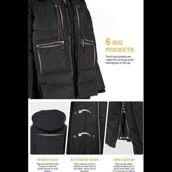 Orolay Women's Thickened Down Jacket - Picture 4 of 6